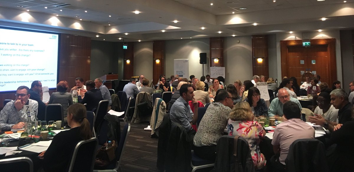 ACT2improve's tweet photo. Day 1 of #TCtSL programme. A room full of people working on transformational change. Great energy in the room. https://t.co/CtMJQUPjEc