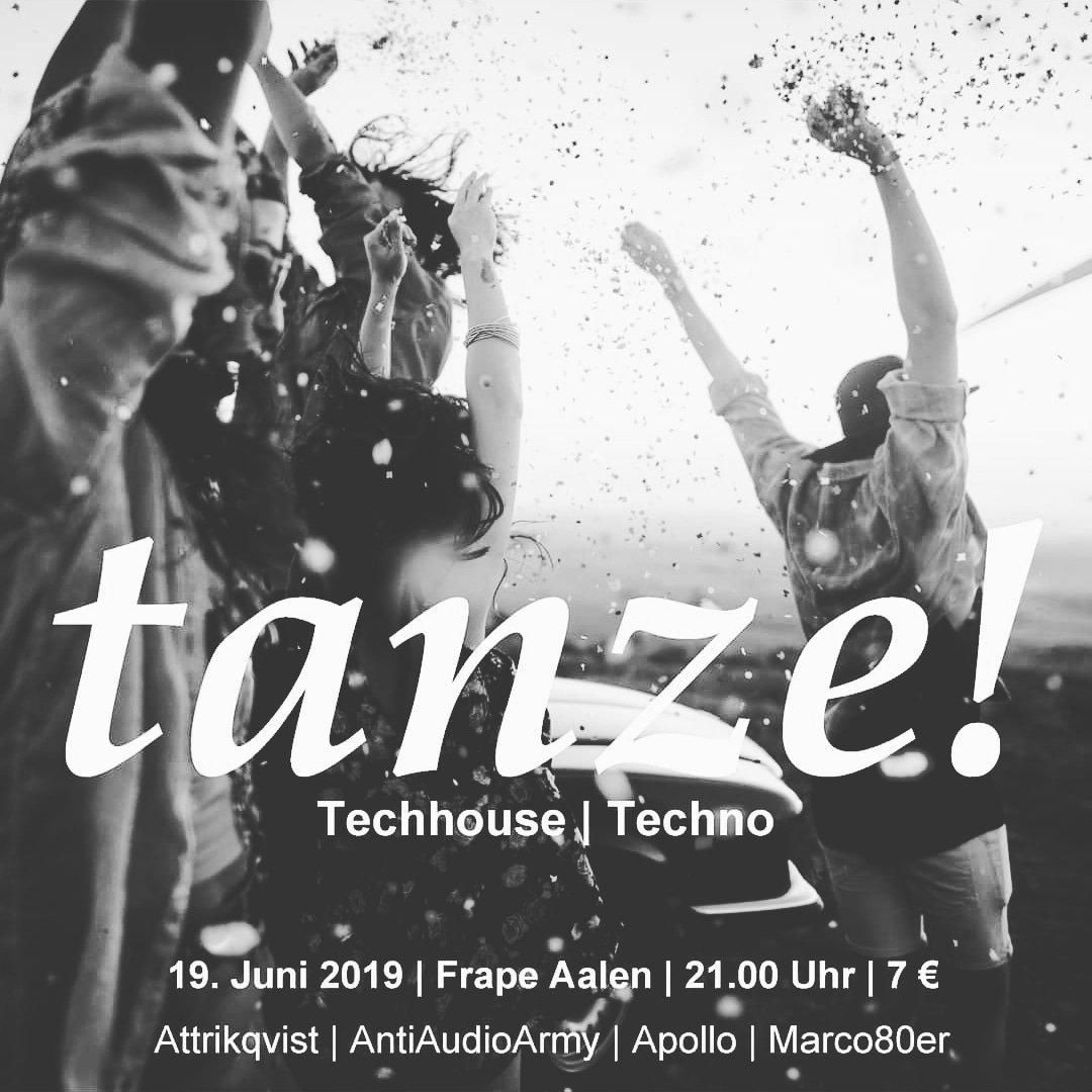 AntiAudioArmy's tweet photo. Bis morgen Leute!🤟💣💣💣 @tanzeaa #frapé #aalen #antiaudioarmy #kattiwamusik #technolover #Techno #deephouse #techhouse #housemusic #Party #feiern #electronicmusic #dj #Freunde #tanzen #Summer #outdoors #indoor #dancemusic #love #tanzveranstaltung https://t.co/an6CO2HC2i