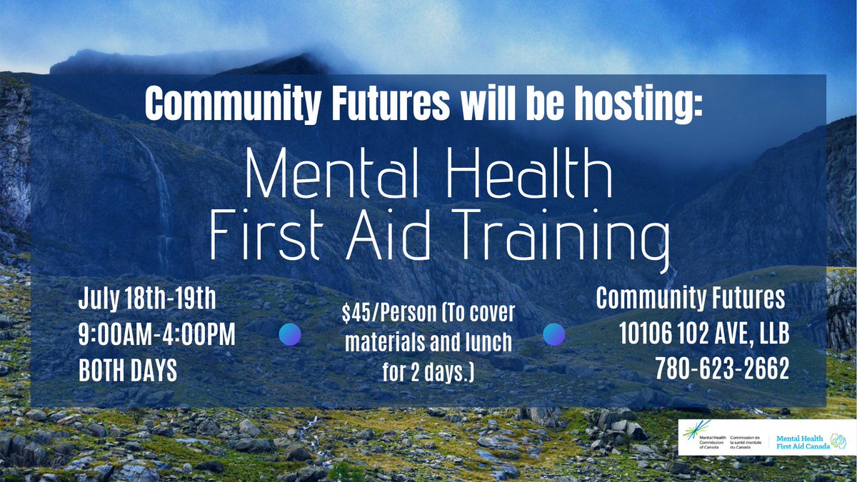 The countdown is on, T-1 Month before Mental Health First Aid! 
We encourage anyone working with people on a daily basis to take this course (really anyone with Medical First Aid Training).
Complete your arsenal! Tickets are $45, register here: eventbrite.ca/e/mental-healt…