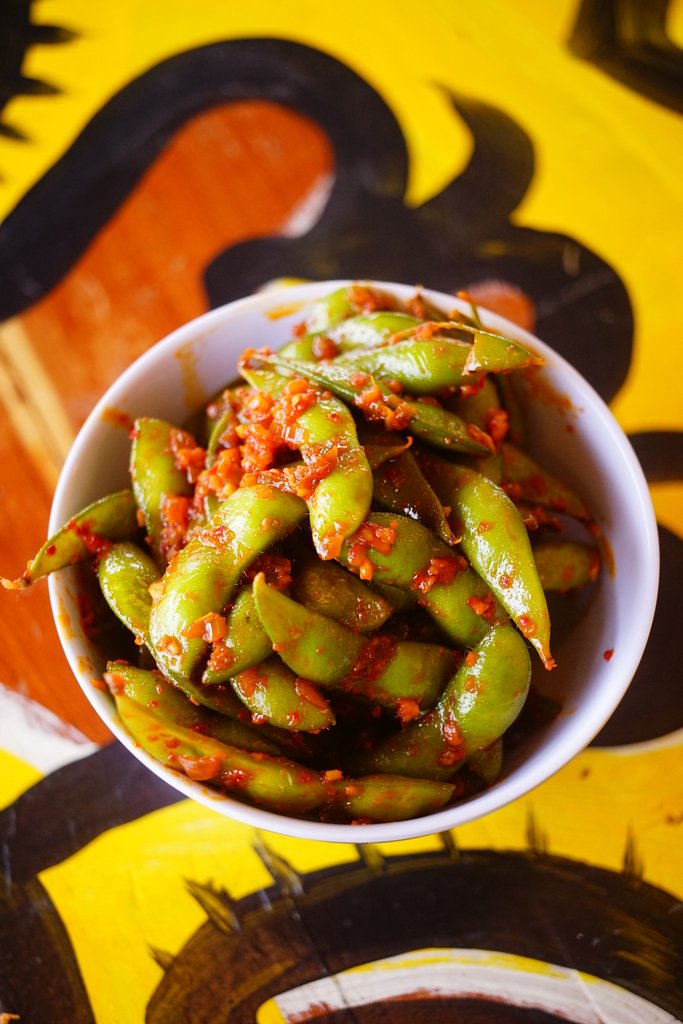Life is all about balance, start with edamame 😜