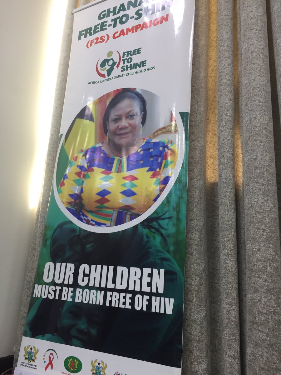 NishMcCree's tweet photo. It was an honor to support Her Excellency, the First Lady of Ghana today at the Free to Shine women’s forum. Ghana is on a mission to eliminate mother to child transmission of HIV by 2020. We can do it! #Ghana #HIV https://t.co/sBaAZcV6Qc
