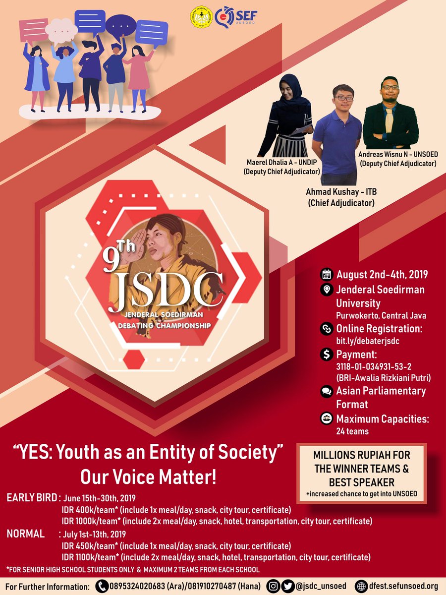 Good news for you guys! The registration for the 9th JSDC is finally open!
