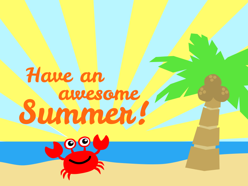 Have a great summer!!!