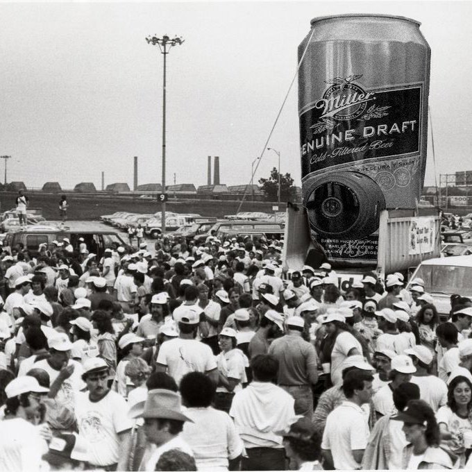 MillerBeerCam's tweet photo. The #TrumpRallyOrlando is now on alert. The Miller Beer Cam will be installed and recording. Available in aluminum can and crowd-size inflatable. Paid for by the House Judiciary Committee. https://t.co/uCXg8nDDBd