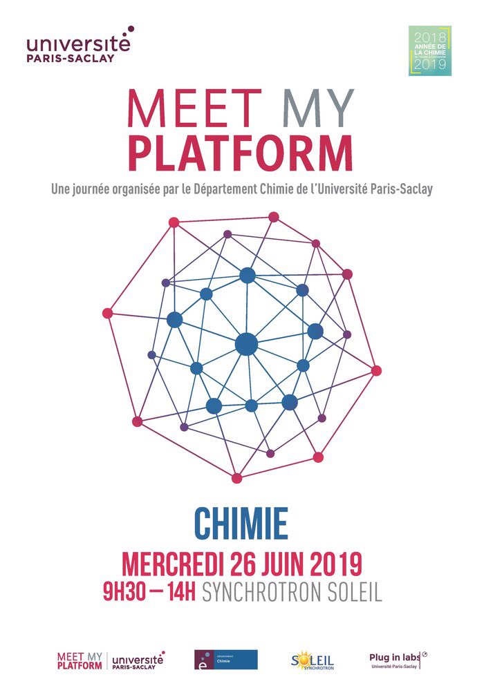 J-7 pour vous inscrire à Meet My Platforms Chimie, l'événement pour rencontrer les plateformes de chimie de la recherche de l'Université Paris Saclay : universite-paris-saclay.fr/fr/mmp-chimie