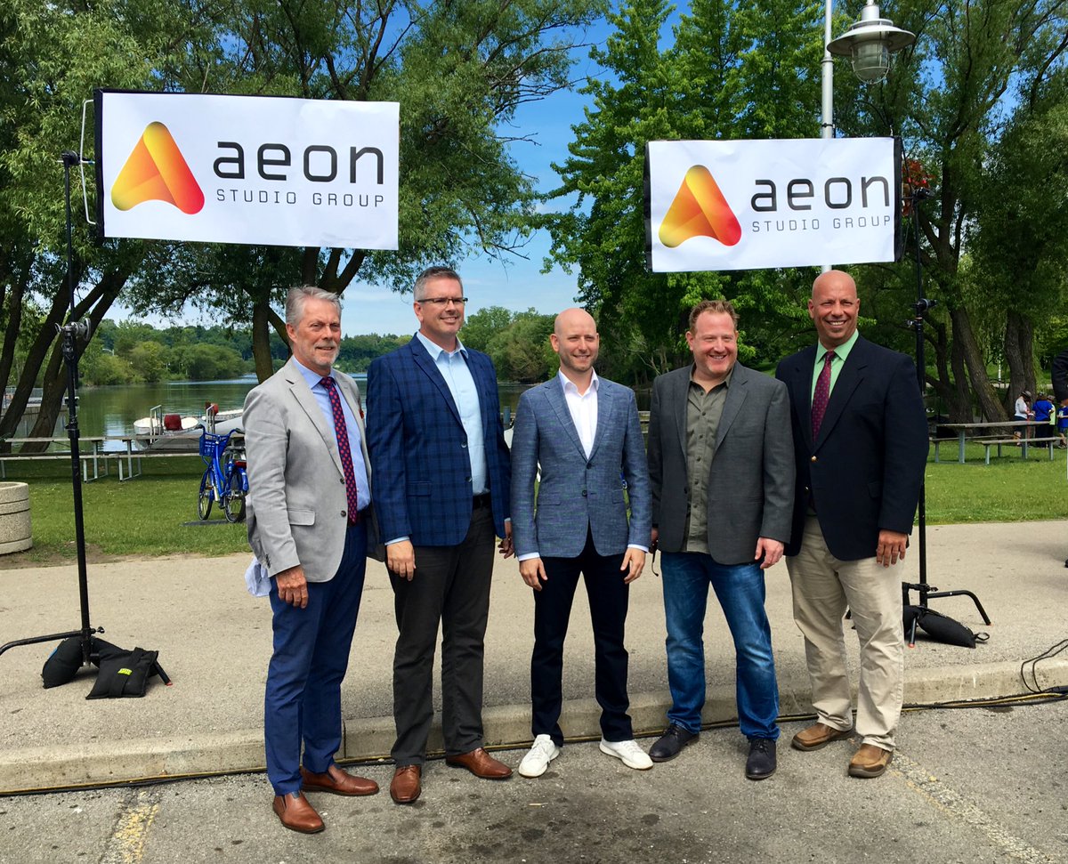 MayorsArchive's tweet photo. Hamilton and #HamOnt’s film industry is ready for its close up! 🎥 

Today, Aeon Studio Group announced their plan to build an international film and studio hub right here on the Barton-Tiffany lands!

This will bring hundreds of high-paying jobs into #HamOnt’s film industry. https://t.co/o5VHgDBK1V