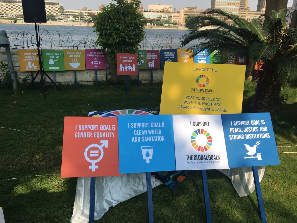 SwedeninEgypt's tweet photo. In collaboration with more than 20 #Swedish companies committed to #Egypt and more than 2000 invitees, the Embassy celebrated #Sweden Day under the theme “SWEDEN. Globally Committed. Committed to Egypt”. #SwedenDayEgypt #SDGs https://t.co/O4AWP6W8Uu