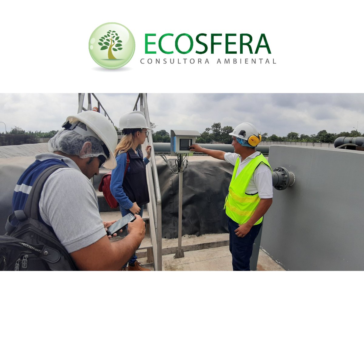 EcosferaEC's tweet photo. #EcosferaEC #Trabajos Monitoreo Ambiental (calidad de agua y aire) en  Diana Food Ecuador. #Nature #EcuadorSustentable https://t.co/GXiGw6NvYx