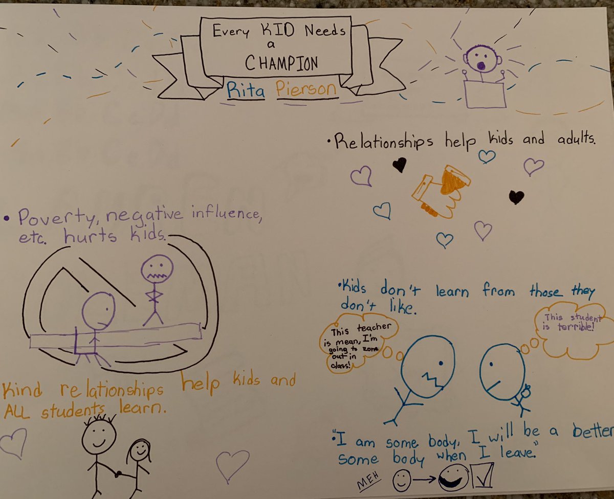 Cleaning out my daughter’s room and found this that she created during the #Sketchnote PD with <a href="/sylviaduckworth/">Sylvia Duckworth</a> that <a href="/CumberlandAIG/">Cumberland AIG</a> hosted. So awesome - she could still tell me about the Rita Pierson video this morning! <a href="/carrieatc/">CarrieChilders</a> <a href="/SmallsAritia/">aritia smalls</a>
