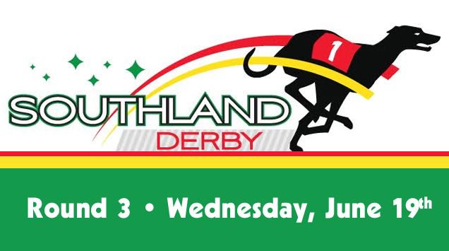 greyhoundchan's tweet photo. Be sure to catch the round 3 action at @SouthlandGaming tomorrow! Race pages: https://t.co/UPXBXpJ54J This counts toward our #LastHandicapperStanding contest! #LHS2019 #GreyhoundRacing #Stakes https://t.co/ZbArg7IYe5