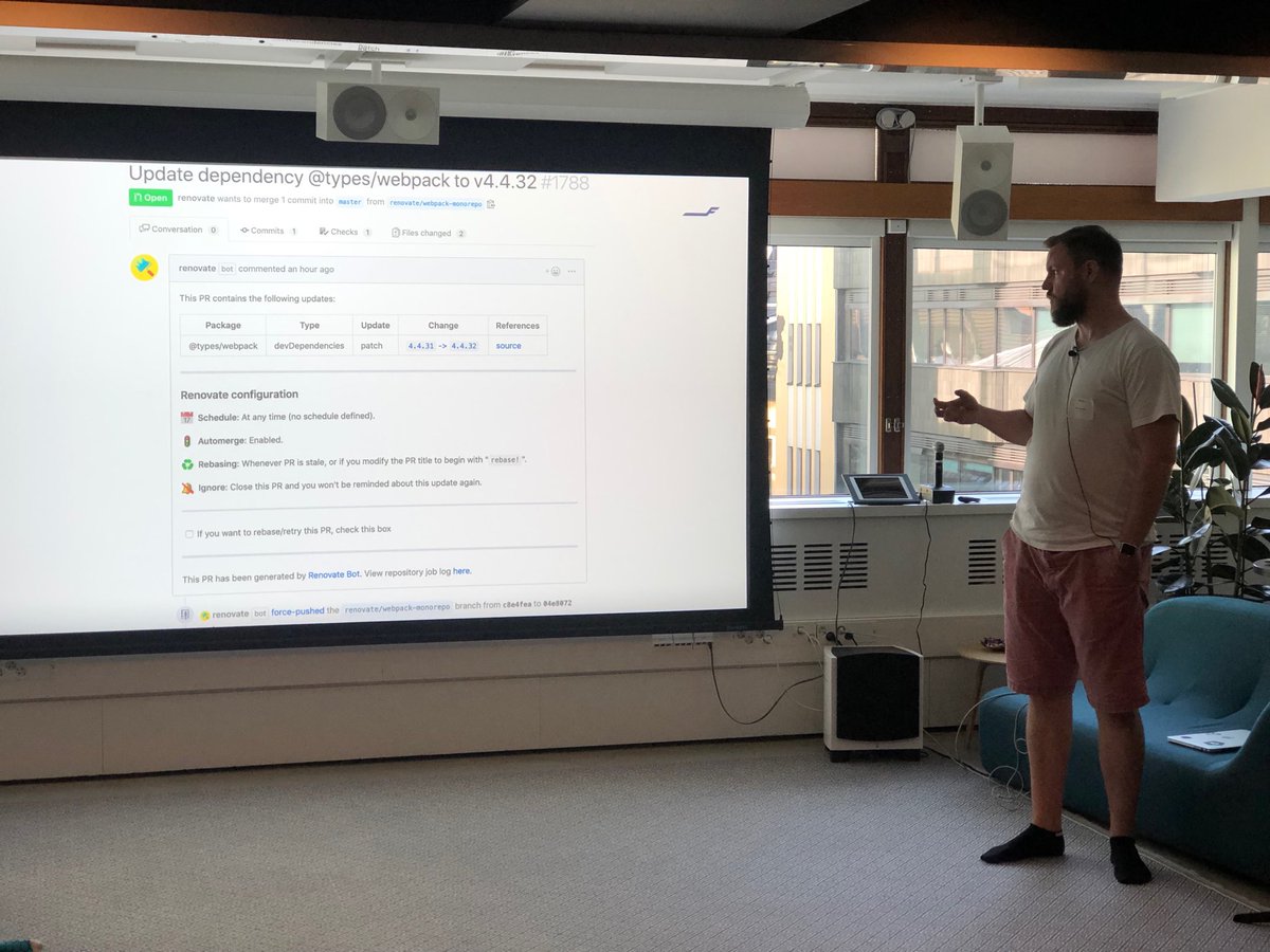 okaost's tweet photo. Listening to a great talk from @eostman on how his team at Finnair does their CI/CD #devopsfinland https://t.co/C7PQnMvpv0