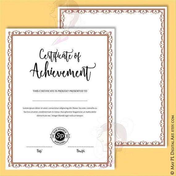 Free Certificate Maker Certificate Generator Visme