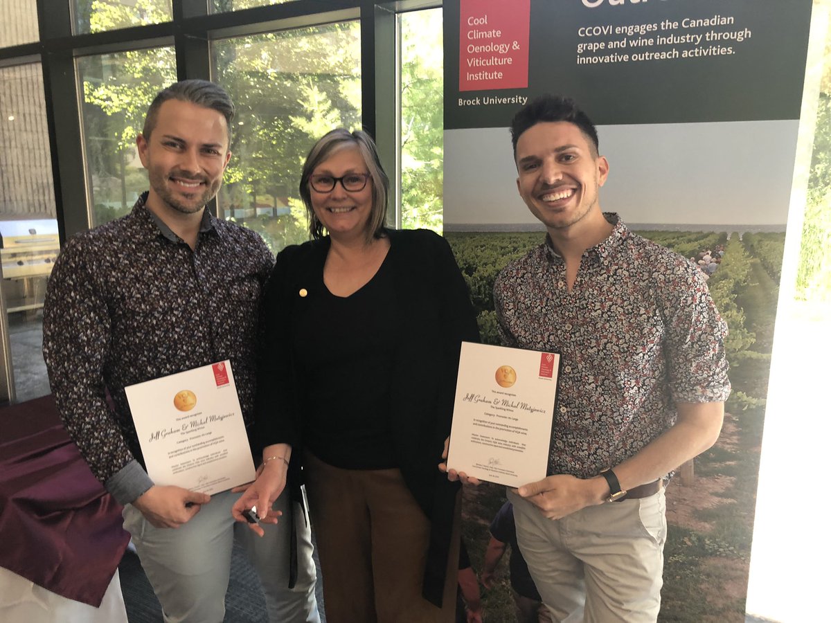 Congrats <a href="/sparklingwinos/">Sparkling Winos</a> who have been named #VQAPromoter Promoter-at-large! #ExpertsTasting #ccovi <a href="/CCOVIBrockU/">Brock CCOVI</a>