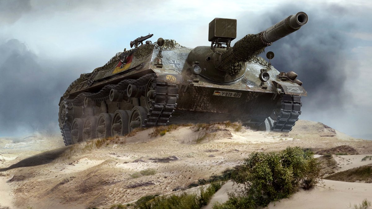 WoTModernArmor's tweet photo. The Striker KanonenJagdPanzer 105 Tier 8 prem German TD is here!

For a chance to win a Striker tank, along with your Gamertag fill in the blank:

"The Striker KanonenJagdPanzer 105 is the perfect tank to ____________________ the enemy team!!"

Info here: https://t.co/XxnRwE46py https://t.co/vuudVd7UkV