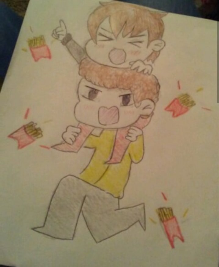 Me And My Boyfriend In A Chibi Drawing So Cute Chibi Anime