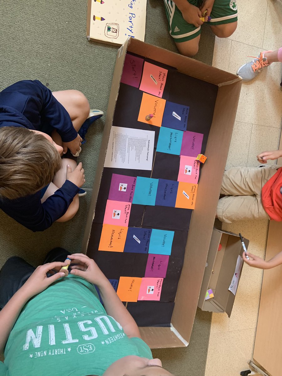 luvmathweston's tweet photo. What’s better than creating fantastic math games? Playing them of course! #amazingfifthgraders @weston_field @westonpublic https://t.co/THuhycCRhp