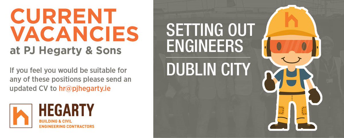 PJHegartySons's tweet image. PJ Hegarty are currently looking for experienced Setting Out Engineers  to work in various City Centre sites. If you are interested please send a  copy of your CV to hr@pjhegarty.ie #settingout #settingoutengineer #engineers
