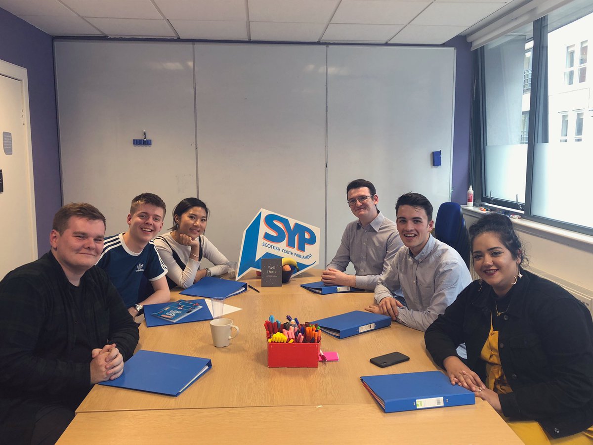 Ready for our final meeting together of the 2018/19 <a href="/OfficialSYP/">Scottish Youth Parliament</a> Board! ✨ #ThankYouMSYPs