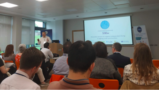 k_munoz9's tweet photo. The 4th Physical Partner Meeting of SENDoc in Derry/Londonderry and the Northern Ireland Connected Health Ecosystems Gathering – ‘Supporting Active Ageing through Wearable Devices’ https://t.co/GZYyZD7Qg9 https://t.co/oytNKIdGLK