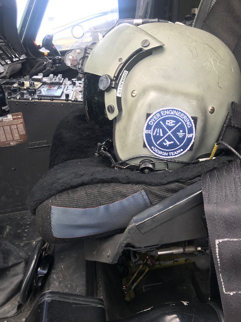 DyerEngineering's tweet image. DEC patch sighting! Picture courtesy of our Colleague and Nevada Air National Guard Black Hawk Pilot Steven Minifie. We appreciate and thank you for your service!! ✈️

#ilovemyjob #workplacepride