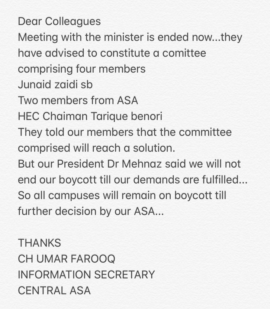 abdullahnazir3's tweet image. #StudentDemands #StudentBoycott #COMSATSonBoycott