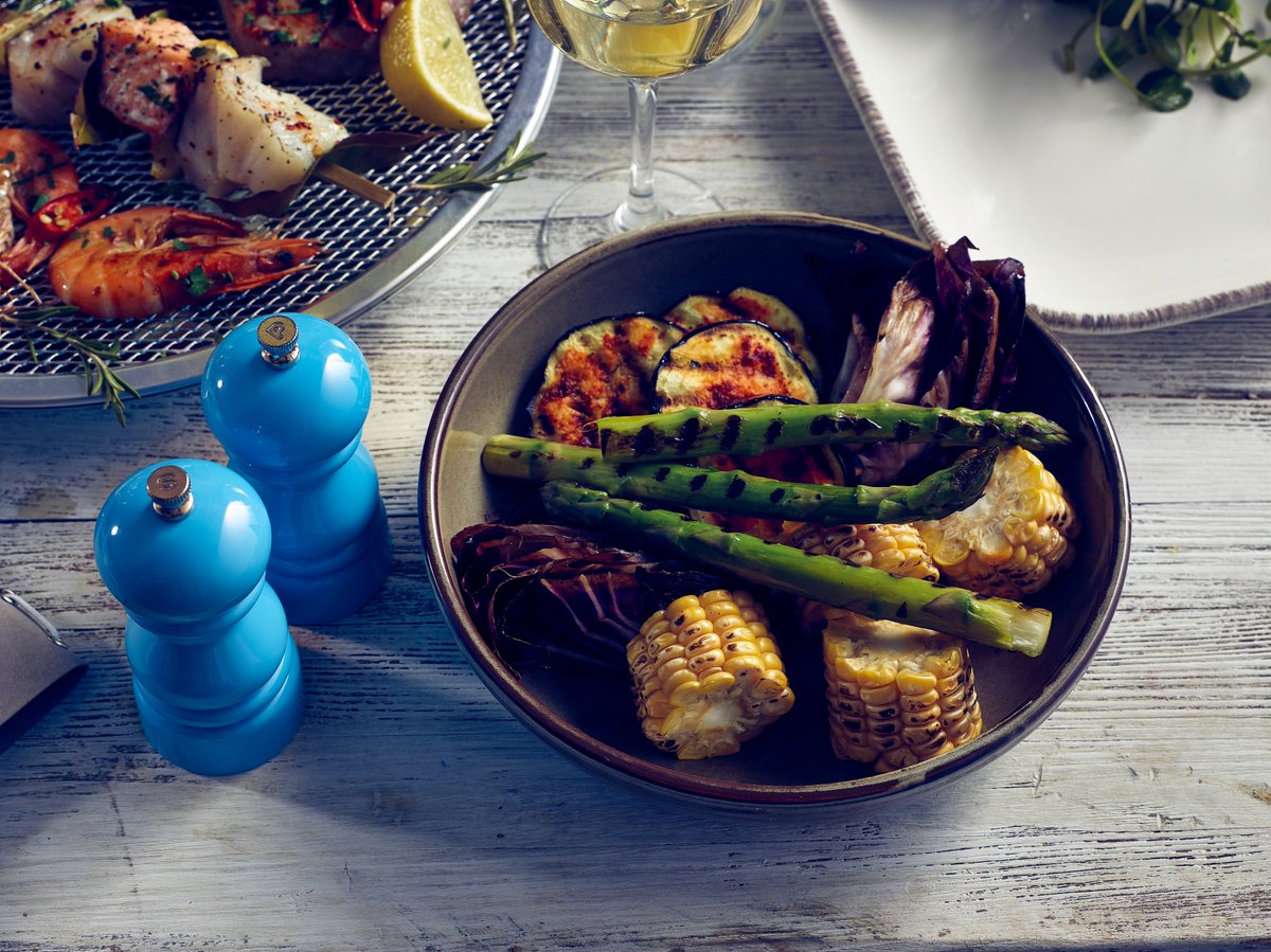 GastroDirectUK's tweet photo. These salt and pepper shakers are ideal to add some colour to your table this summer! Available in green, blue, orange, pink and silver. Visit https://t.co/4rzySAVRiC for more info. @Genware1 https://t.co/w5uAQvoIYN