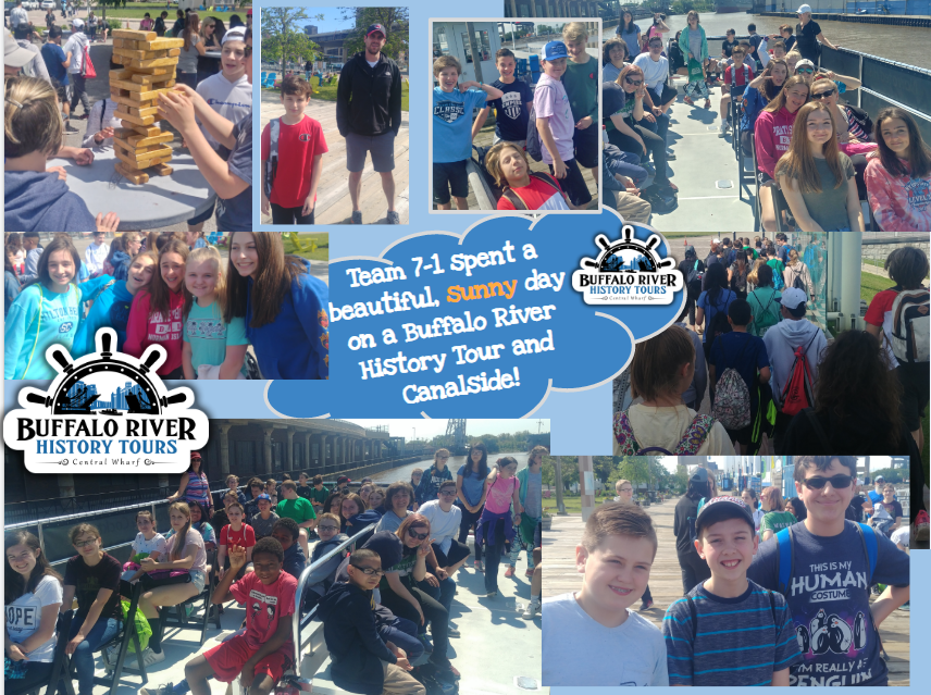 It was a beautiful day for our 7th grade to enjoy <a href="/BufRivHisTours/">Buffalo River History</a>! 😎