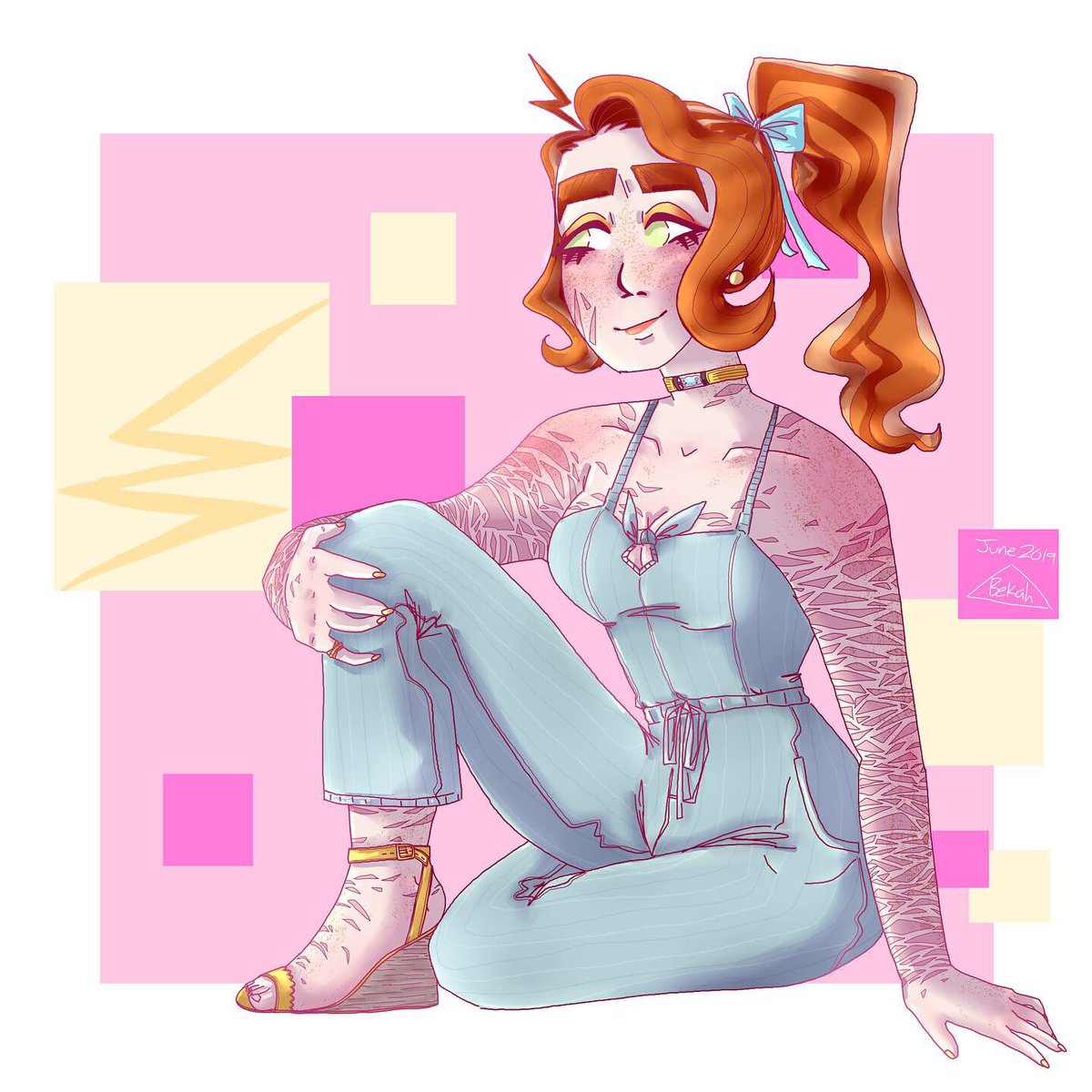 armieinthirds's tweet photo. Here’s Berry, when she’s 23! It’s been almost two years since the snap that returned everyone and she’s doing much better!!(also has some romance with Wanda 😉) She’s been out of the psych ward for about four months now!💕
#oc #marvel #dc #marceloc #endgame https://t.co/hqculyrEwN
