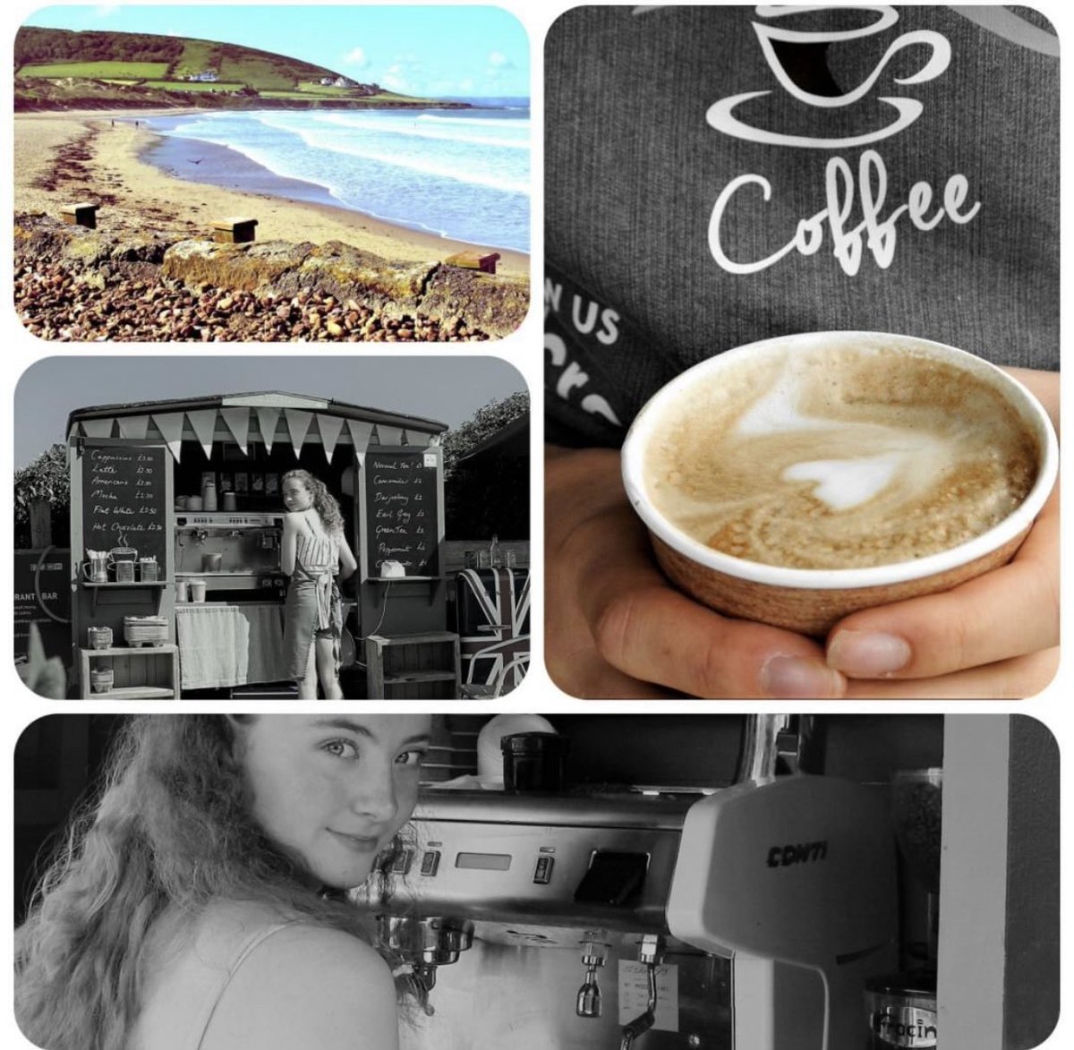 We're OPEN in Beach Road from Friday 21st over the weekend for the Oceanfest, yeah! See you there! #croyde #croydecoffee #coffeehut #coffeecart #beachroad #croydebeach #croydebay @unionroasted @shibuitea @goldcoastoceanfest