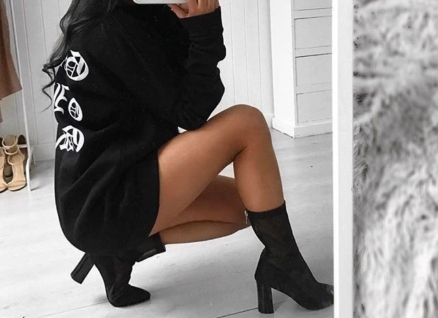 First day wear to school but the sweater is longer and he has shorts underneath ~