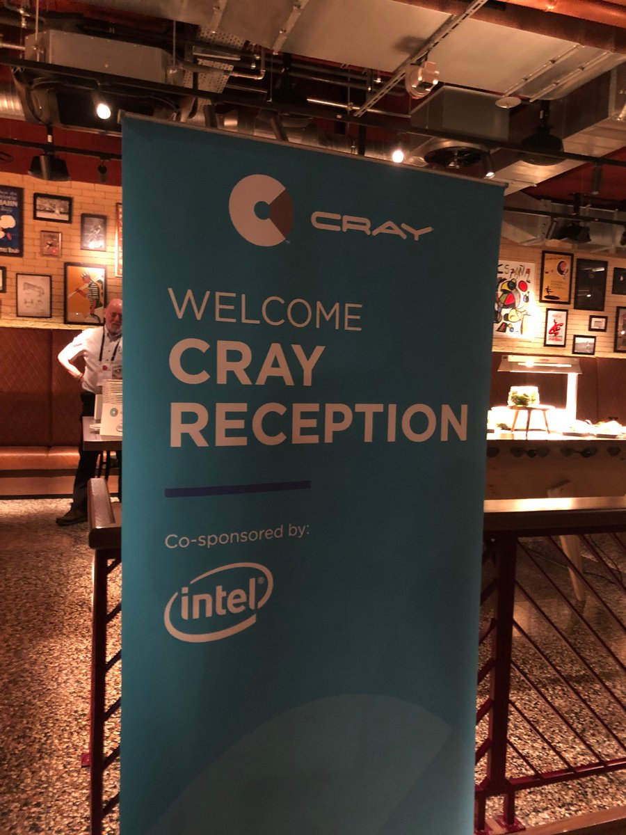 HPE_Cray's tweet image. 📷: From tonight’s Cray reception at #ISC19. Thank you, @Intel, for your sponsorship!