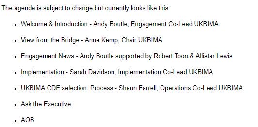 Registration for the Q2 #AllianceForum meeting will close at midday this Friday.

Keynote speaker will Alexandra Bolton from <a href="/CambridgeCDBB/">Centre for Digital Built Britain</a> - see attached agenda

Register here bit.ly/AllianceForumQ…