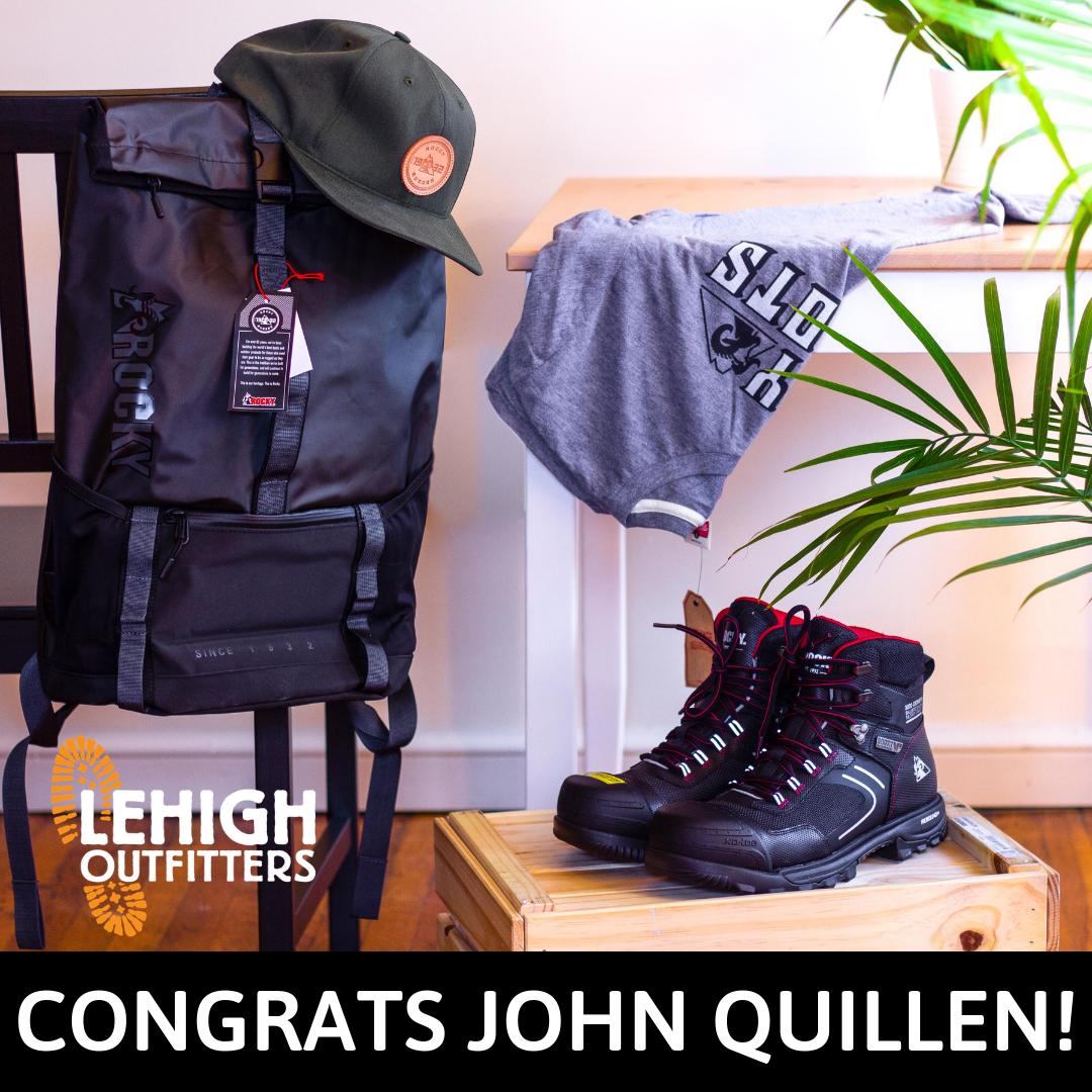 lehighoutfitter's tweet photo. A BIG CONGRATULATIONS goes out to John Q. from Colorado Springs, our Rocky XO-Toe Giveaway Winner! Enjoy your prize package! Thanks to all who entered and be sure to stay tuned for more social giveaways coming soon! https://t.co/oSyt3kbqQo