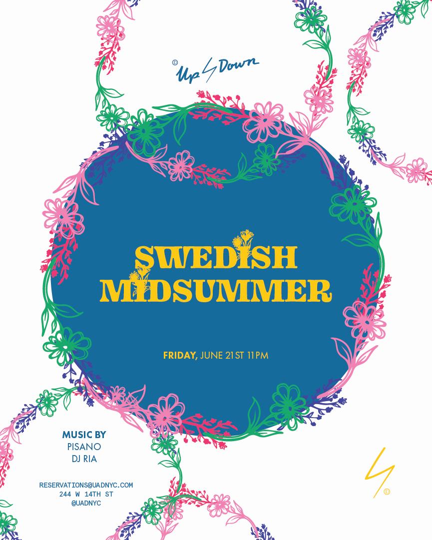 🌷FRIDAY🌷 #SwedishMidsummer 🌺 music by @djanthonypisano + <a href="/RiaRia5/">Maria • DJ RIA</a> ⚡️ #UADNYC