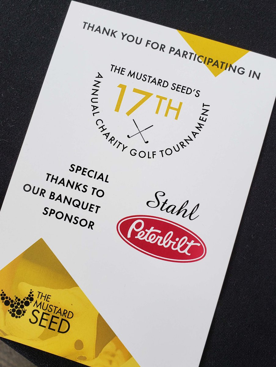 We're proud to support all the great things @mustardseedyeg does for our community in their mission to #reducepoverty and #endhomelessness. #golffortheseed @HighlandsGC1929