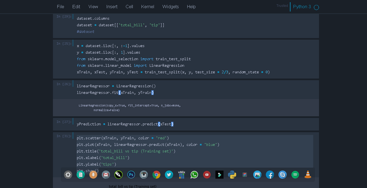 David_Dynamics's tweet photo. From what i learnt @ParadigmHQ, under Machine Learning and I was able to create a machine learning model............Tho not yet complete
@OlahFemi 
@TaiwoOlayinka 
@KelvinOyanna 
#TechTiary
#DigitalInclusion https://t.co/IfaTHW8Uaq