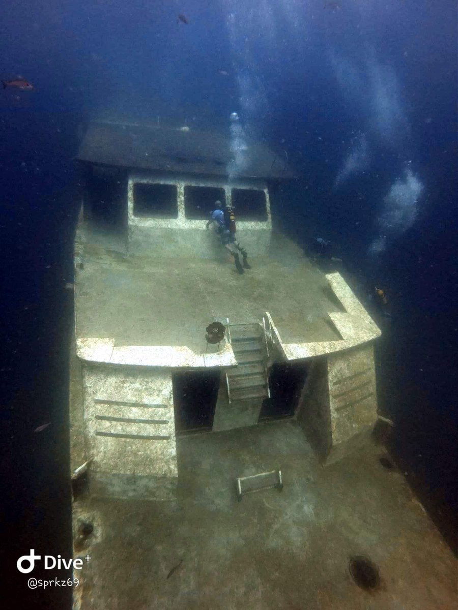 El Dorado sits at 103 feet #scubadiving #underwater #friends #newfriends #panamacitybeach #baycounty #bubbles #RETWEEET #diverdown #divebuddy #Dive #gulfofmexico #divingthegulfofmexico #bluewater #fish #padi #scuba #shearwater #aqualung #divedivedive