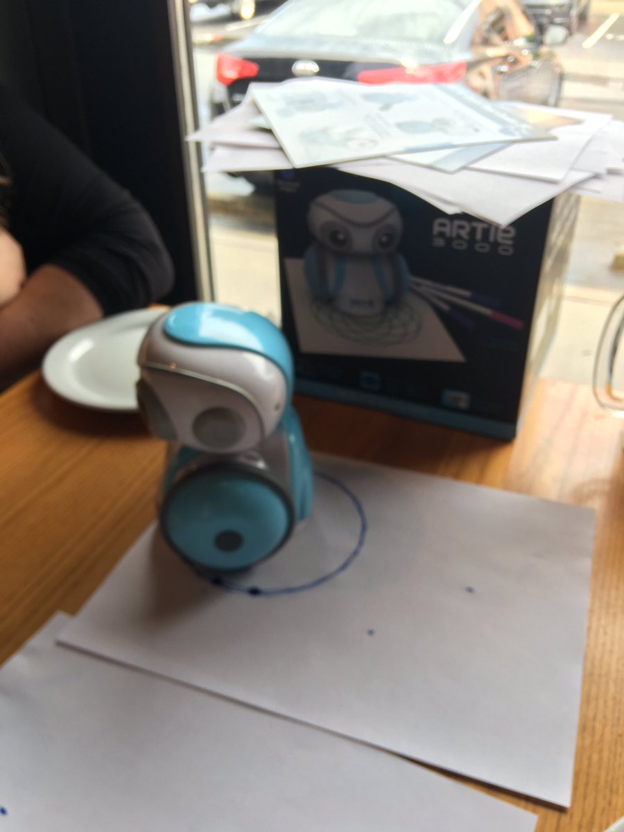 SeyoungHolte's tweet image. Facilitators having fun with Artie @hand2mind @CarolynCutts #gctmacademy