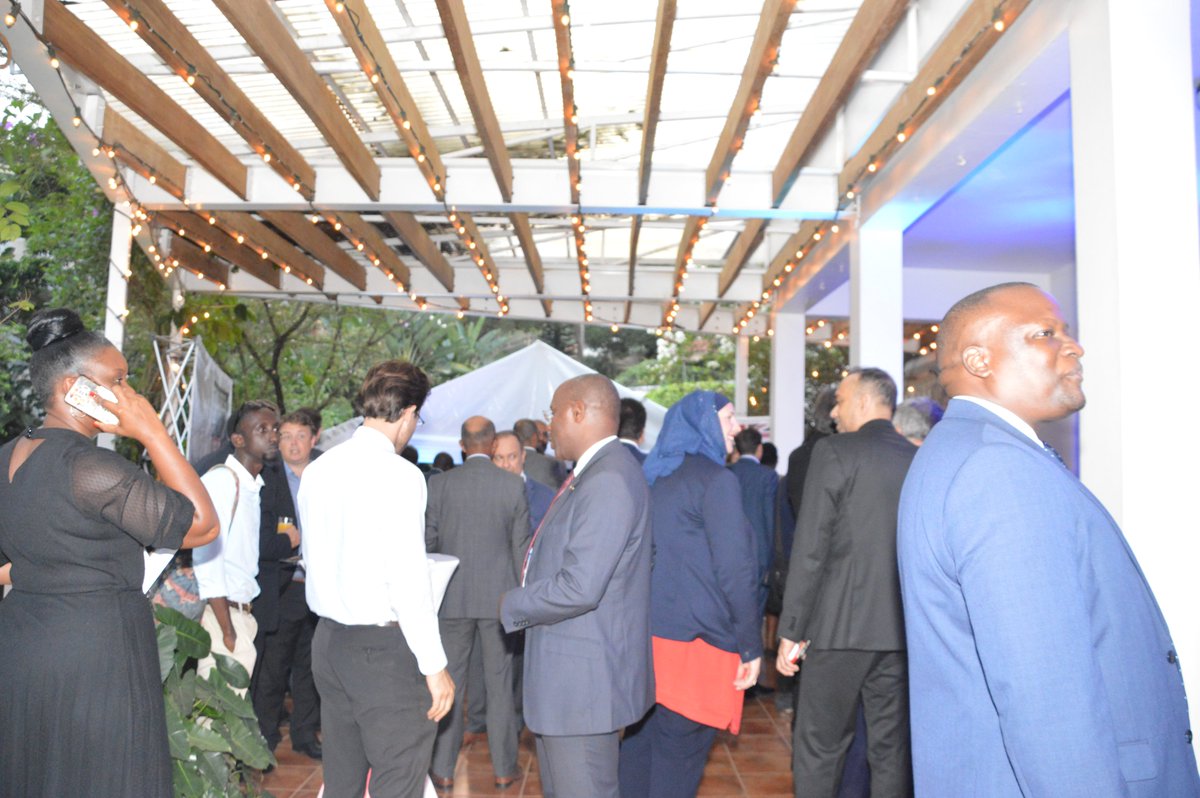 High Commissioner Peter West hosted UK Trade Envoy to Uganda Lord Popat, &amp; other key delegates from the 🇬🇧 &amp; 🇺🇬 agricultural sector at a reception following the agri-connect conference held earlier.