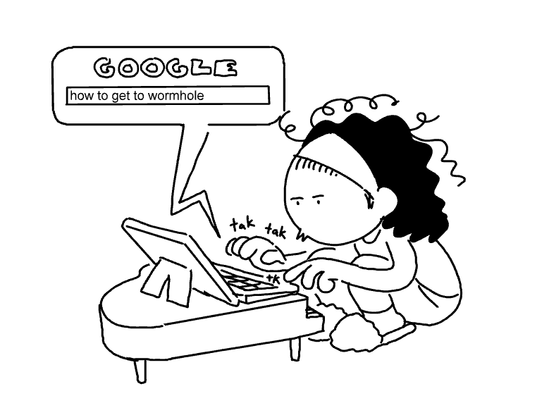 here's a photo of me planning for a vacation (not pictured: @pattisigmon shouting "wormhole!!" over discord 