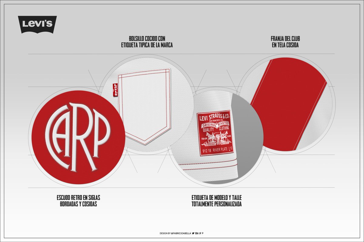 Club Atlético River Plate by Levi's
<a href="/LaCasacaBlog/">Lacasaca</a> <a href="/marcadegol/">Marca de Gol</a> <a href="/EleteTSC/">Todo Sobre Camisetas</a>
#JuevesFantasy #Semana21 #Levis 
<a href="/RiverPlate/">River Plate</a> <a href="/Levis_AR/">Levi's Argentina</a> <a href="/LEVIS/">Levi's®</a> #River
<a href="/FalaDesign/">Andrea Falappa</a> #FalaDesign #RiverPlate
HD: bit.ly/2Xo6dvn  bit.ly/2FiObAt