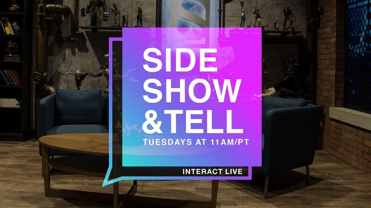 collectsideshow's tweet photo. Join us for Sideshow and Tell today on YouTube!   We'll be chatting up all things geeky, taking your questions and having a live giveaway!

https://t.co/8g7TKeiXXE

#SideshowCollectibles #SideshowAndTell #Live https://t.co/g8ELN5JeF8