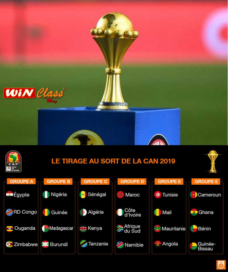 winclassmag's tweet photo. La Coupe d'Afrique des nations de football 2019 est la 32ᵉ édition de la CAN, qui doit se dérouler en Egypte du 21 juin au 19 juillet 2019. Elle est la première organisée regroupant 24 équipes participantes et à avoir lieu en été. 
👉🏽Abonnes-toi #winclassmag https://t.co/u0tF4e6fD7