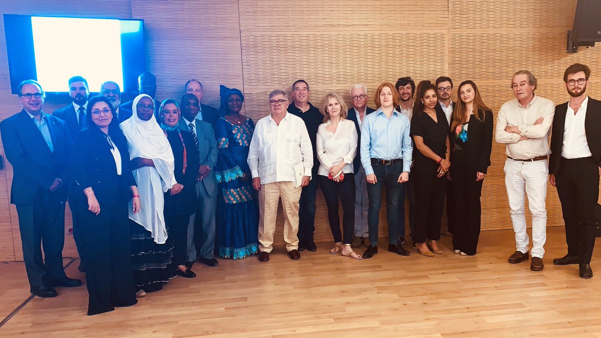 BrazzaFound's tweet photo. At the invitation of the #BrazzavilleFoundation and @JeanY_Ollivier, about thirty personalities gathered in Marrakech, Morocco, to discuss the fight against counterfeit medicines 💊 https://t.co/IkIHSbrcAa