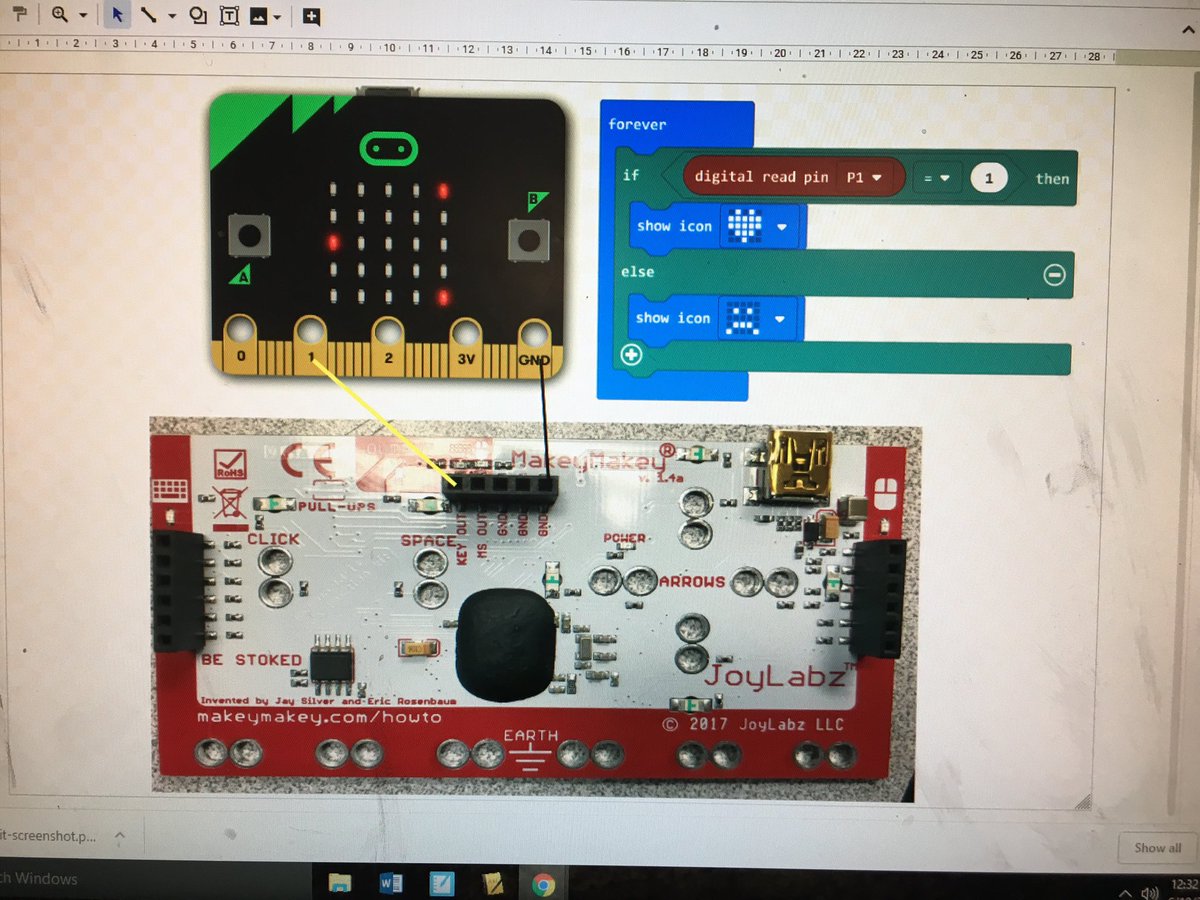 ryan_psmith's tweet image. The start of cardboard arcades w/ @ReynoldsTeach’s class. Started by explaining how to use micro:bits and Makeymakeys together for more game interaction. @microbit_edu @makeymakey #TLDSBLearns #tldsbmakers #tldsbcode @JackCallaghanPS