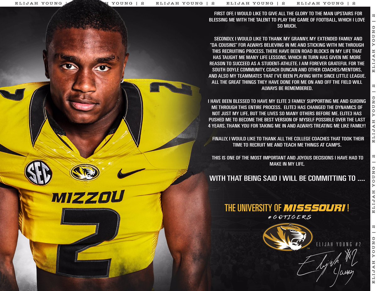 Mizzou lands commitment from 4star running back out of Knoxville