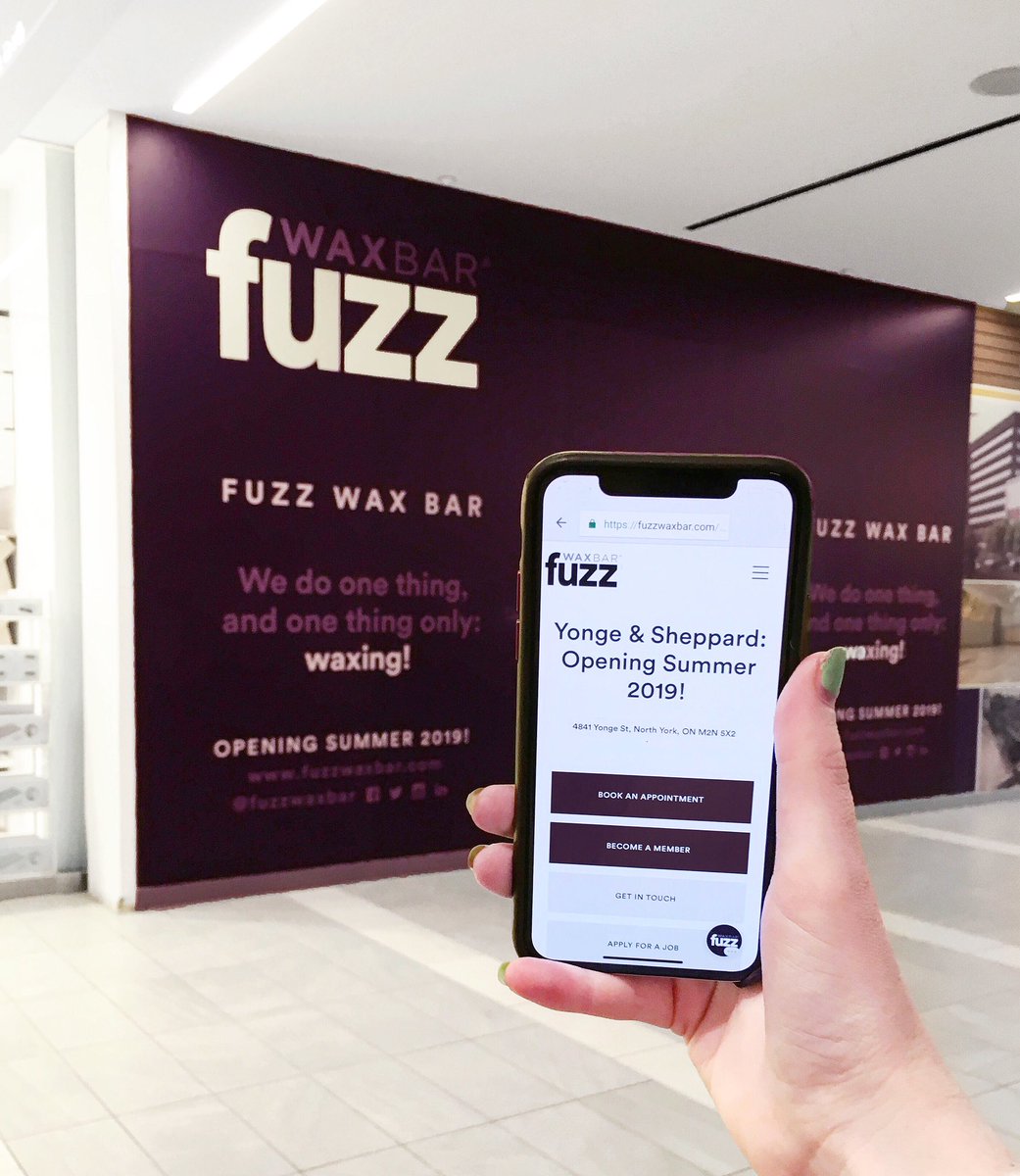 FuzzWaxBar's tweet image. Hey #NorthYork! 📣 

Ready to wax with us this summer?☀️ You can pre-book your waxes at #YongeSheppardCentre now! 🙌 

We're counting down the days until our grand opening on July 6! 🥳 See you soon!

fuzzwaxbar.com/en/yonge-shepp…