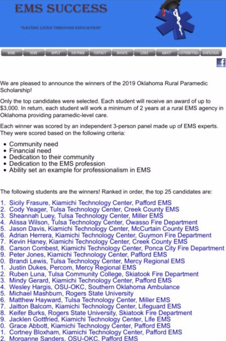 MillerEMS2's tweet image. Today two of Miller EMS own were awarded 2019 Oklahoma Rural Paramedic Scholarships. We couldn’t be more proud Matt Hayward and Sheannah Luey! Congratulations  to these two !! 
#emssuccess #oklahomaruralems #milleremsstrong #dedicatedteam #paramedicscholarship