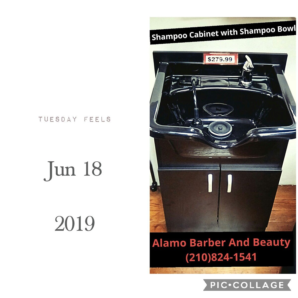 alamobeauty's tweet photo. Good Afternoon San Antonio😎  check out our AWESOME deal Shampoo Cabinet with Shampoo Bowl for 🔥🔥🔥$279.99 🔥🔥🔥 woo!!!!!! stop by today at Alamo Barber And Beauty #professionals #barber #stylist #picofaday https://t.co/uYCDH9LIVz