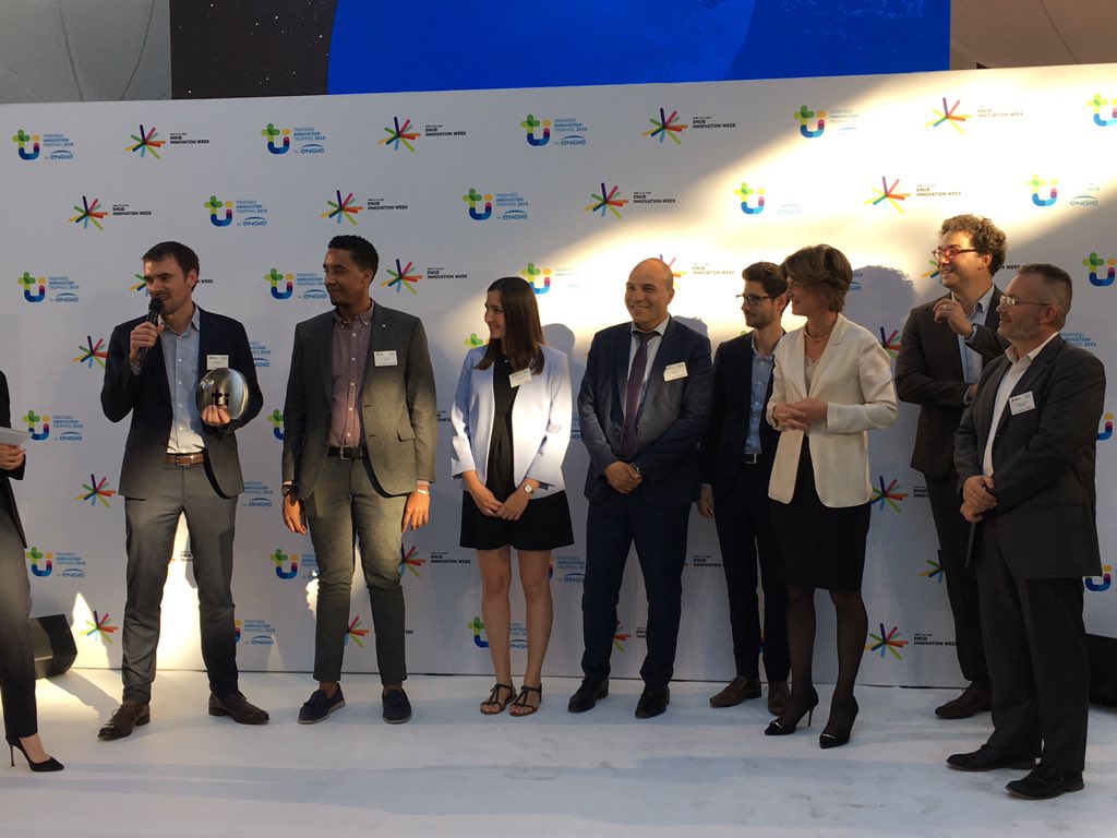 ENGIEInnov's tweet photo. #InnovWeekENGIE Trophées de l’Innovation @ENGIEgroup Prix spécial Vote des collaborateurs : Hystart #H2 - BU France BtoB - @ENGIE_CofelyFR https://t.co/s6EBnlArwC
